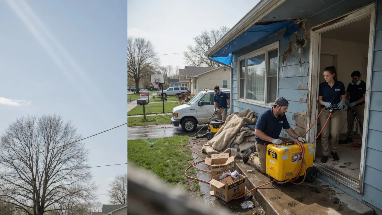 Basement Flood Cleanup in Coffeeville, AL near me